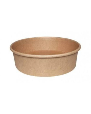 MILL. ENSALADERA CARTON KRAFT Ø150MM 500ML (6X50UDS)