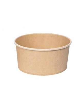 MILL. ENSALADERA CARTON KRAFT Ø150MM 750ML (6X50UDS)