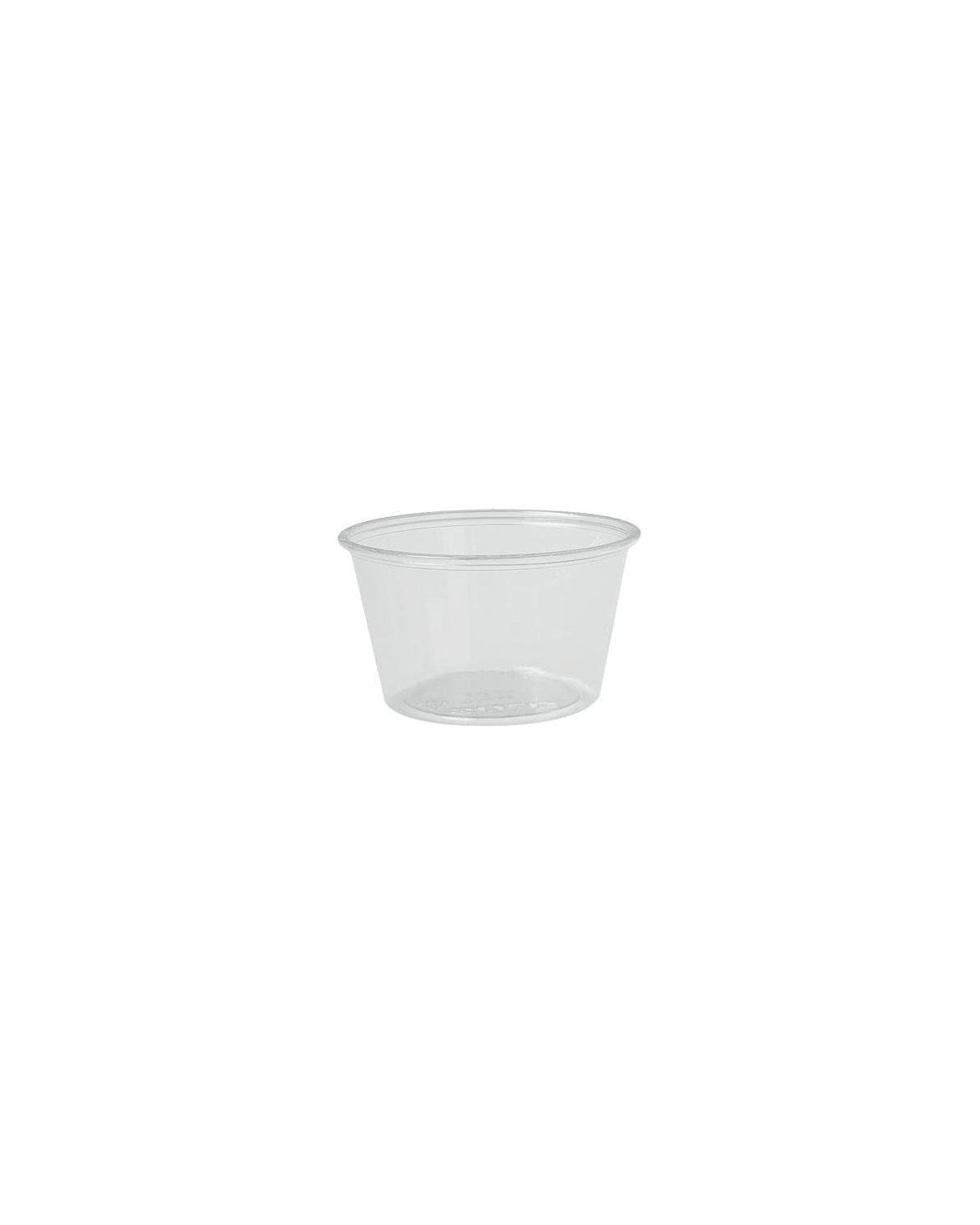 MILL. SALSERO PP TRANSP. Ø62MM 60ML(2OZ) HP (25X100UDS)