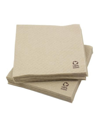 CAJA SERVILLETA 30X30 1C NATURAL 48X100UDS