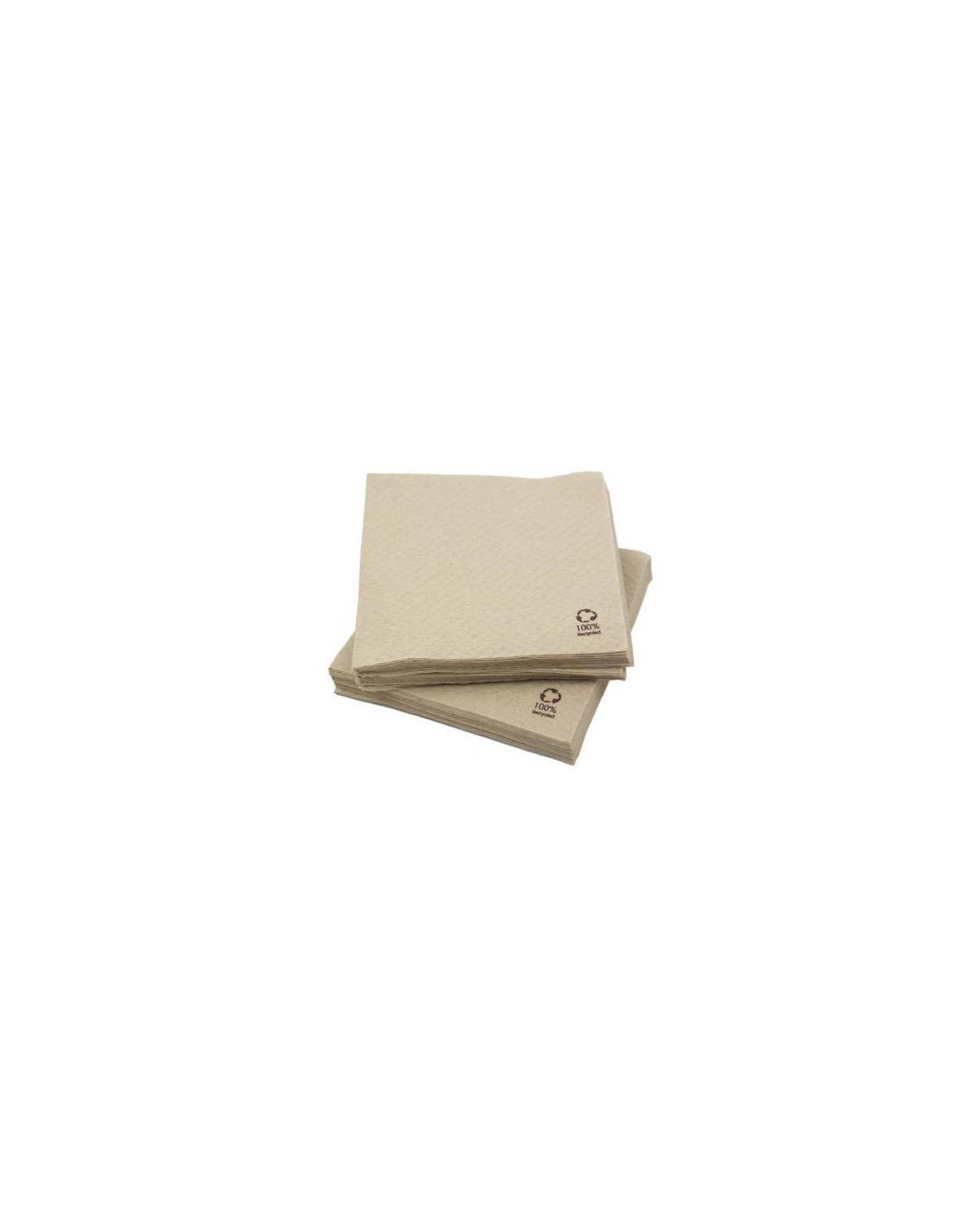 CAJA SERVILLETA 30X30 1C NATURAL 48X100UDS