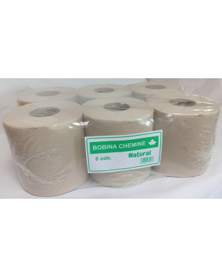 PAQUETE BOBINA SECAMANO LAMINADO NATURAL 6U