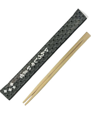 PALILLOS DE BAMBU ENFUNDADOS NEGRO 21CM (30X100 UDS)
