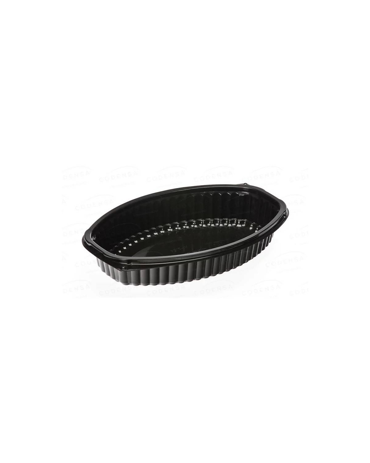 MILLAR ENVASE PLAST. OVAL. NEGRO 500CC (4X125UDS)