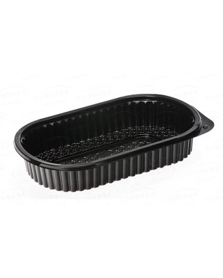 MILLAR ENVASE PLAST. OVAL. NEGRO 1000CC C-400UDS