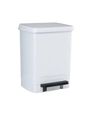 CUBO BASURA PEDALBIN 26L BLANCO