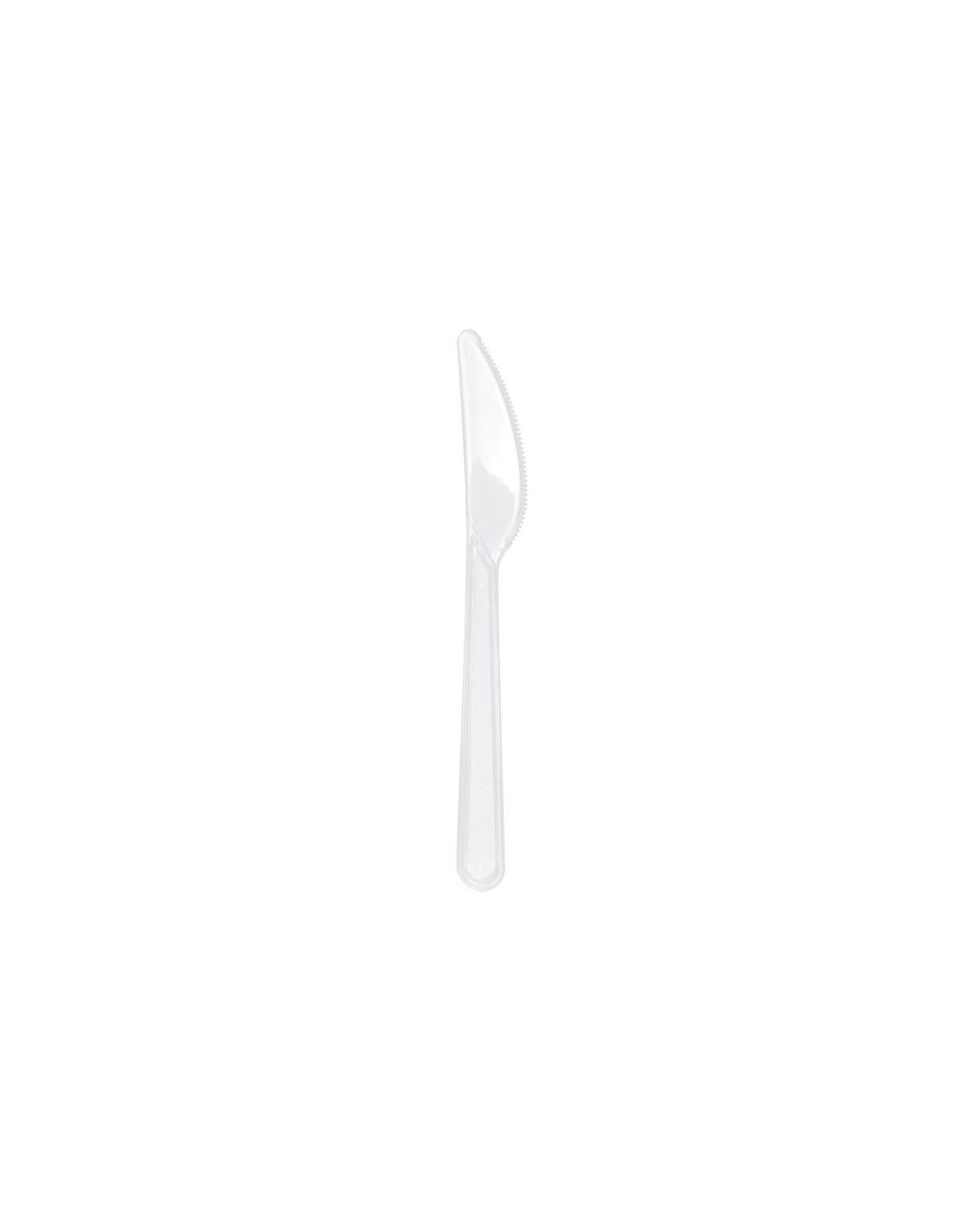 MILL. CUCHILLO REUTI. PS TRANSP. LUX 180MM(40X50UDS)