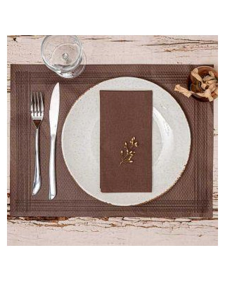 MILLAR MANTEL 30X40 40GR. FONDO MARRON 2P-500