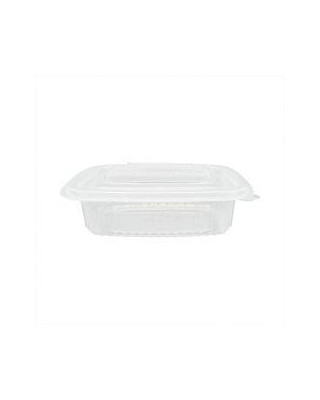 MILLAR ENVASE OVAL TAPA BISAGRA PP 375CC(12X50:600)