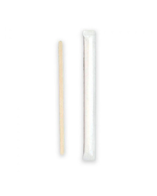MILL. AGITADORES MADERA 14 CM CON FUNDA (10x1000UDS)