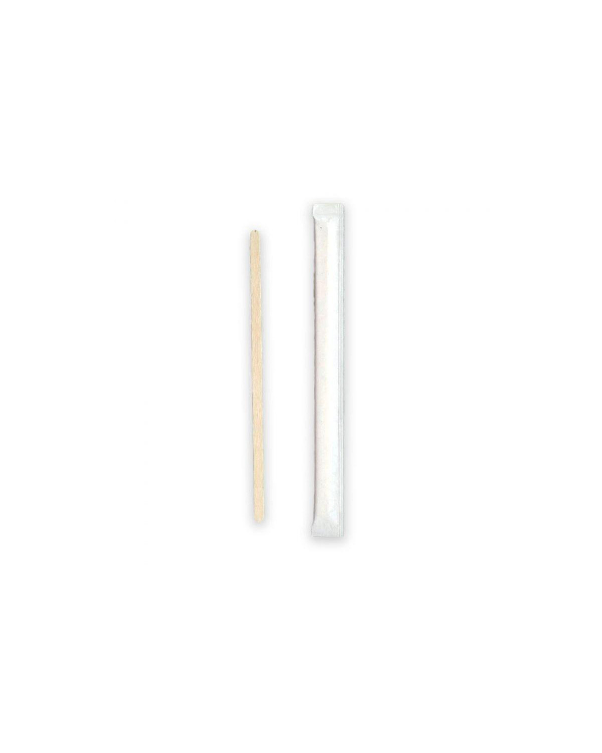 MILL. AGITADORES MADERA 14 CM CON FUNDA (10x1000UDS)