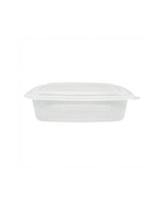 ENVASE OVAL TAPA BISAGRA PP 750CC(8X50)