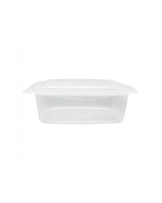 ENVASE OVAL TAPA BISAGRA PP 1000CC(8X50:400)