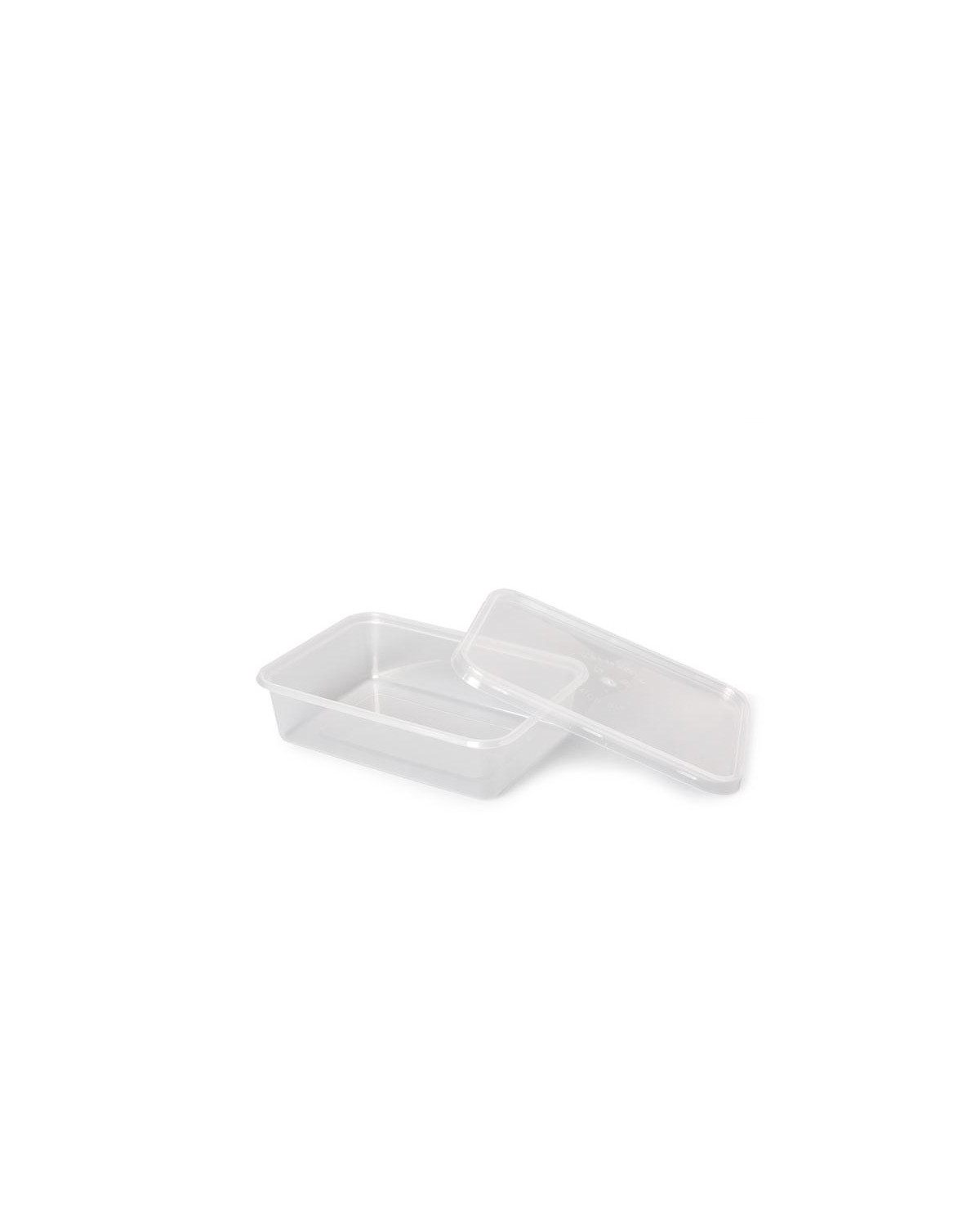 MILLAR TARRINA RECTANGULAR 500CC TRANS. 500UDS/C