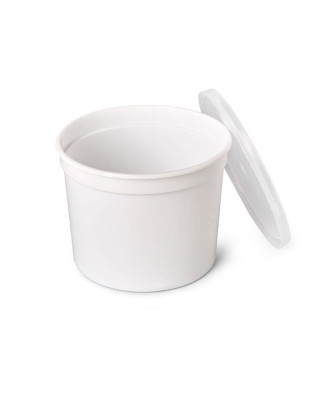 MILLAR TARRINA REDONDA 750CC BLANCA 300UDS/C