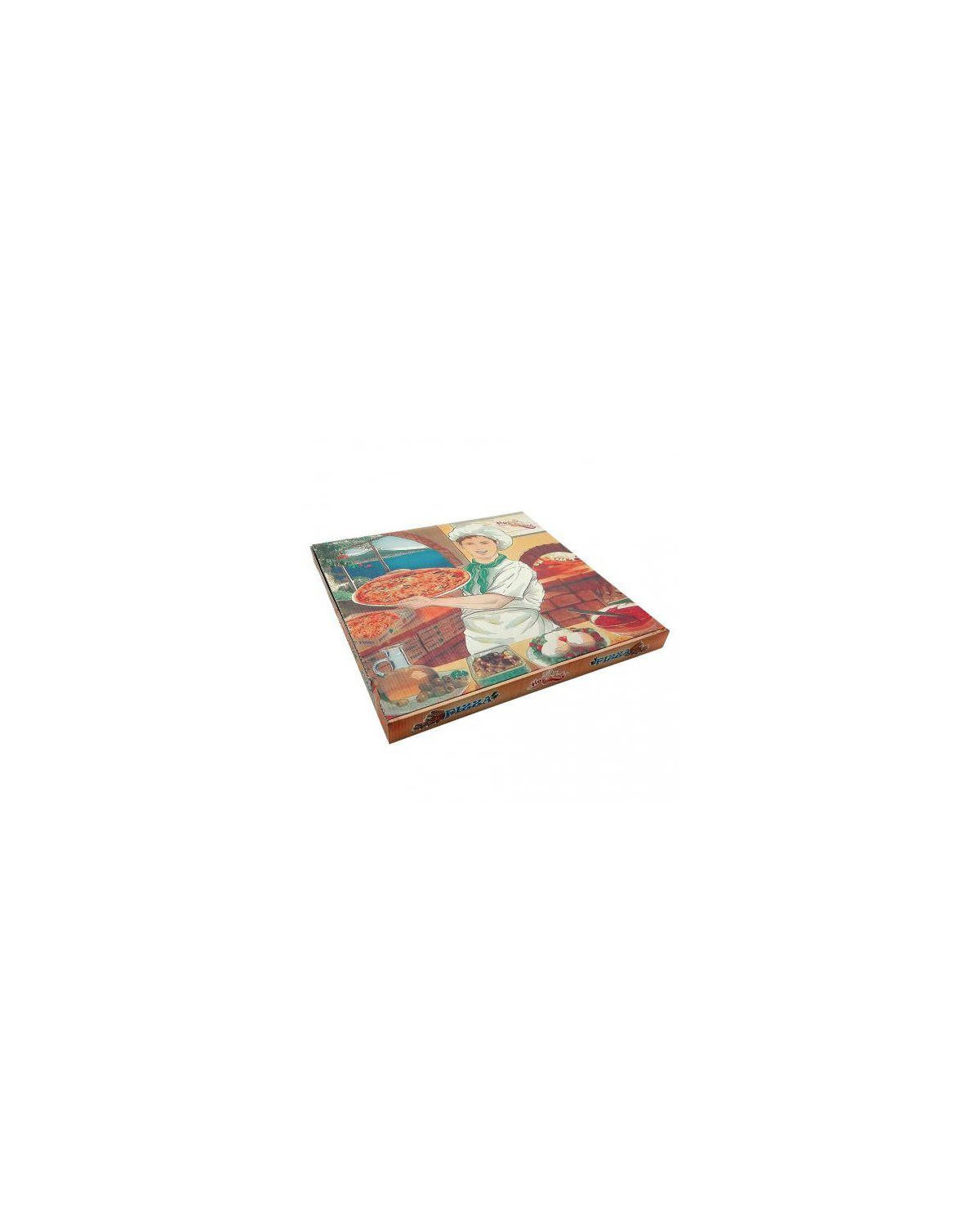 CAJA PIZZA MOD. FRANCIA 260X260X35MM P-100