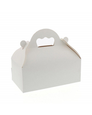 CAJA CON ASAS 10X18X7 BLANCA PAQ. 50UDS.