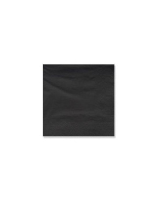 P-100 SERVILLETA 33X33 2C NEGRA 36P/C
