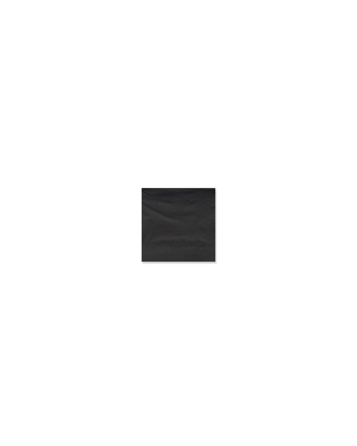 P-100 SERVILLETA 33X33 2C NEGRA 36P/C