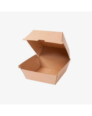 MILLAR ESTUCHE HAMBURGUESA GRANDE 12X12X8 KRAFT C-500