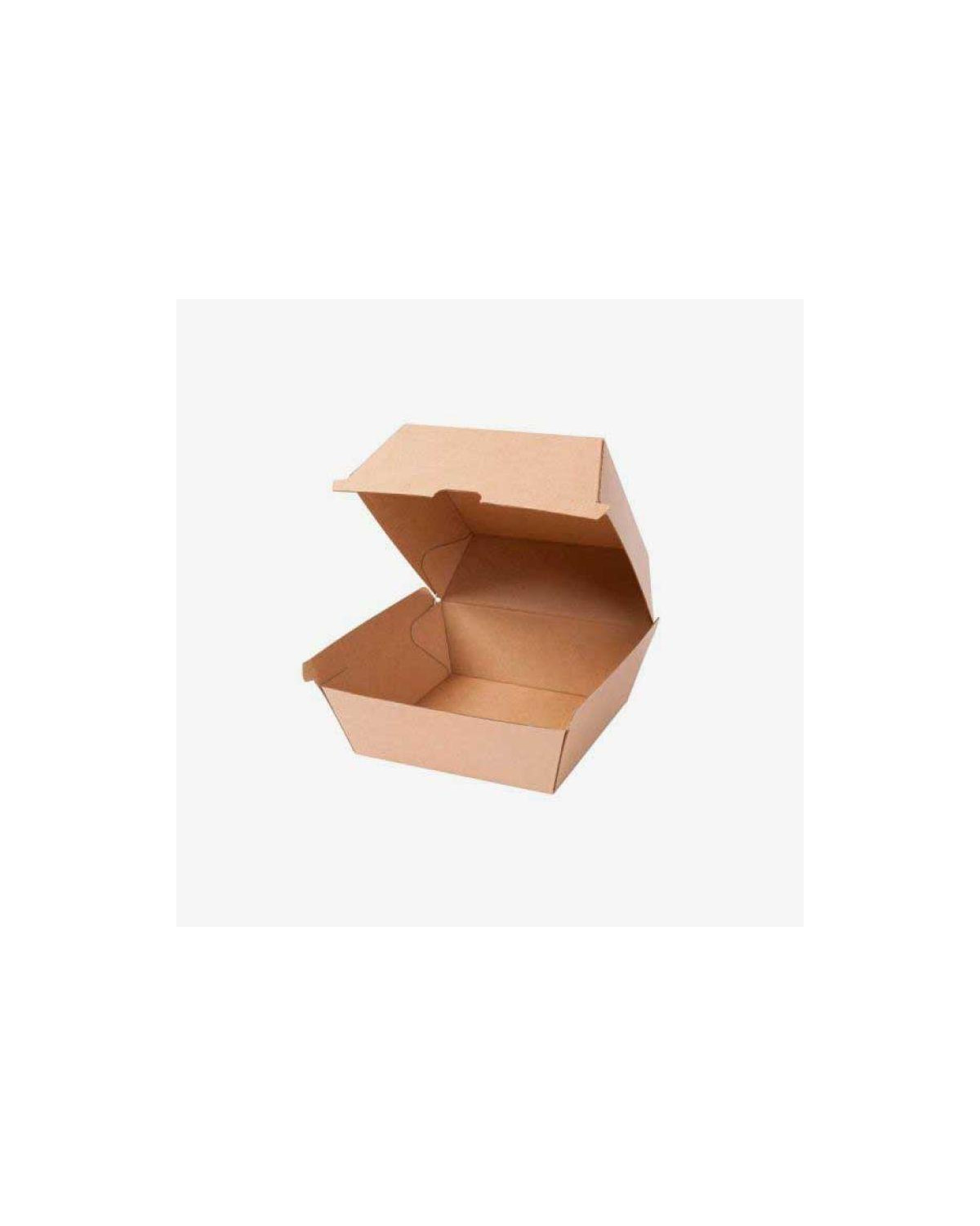 MILLAR ESTUCHE HAMBURGUESA GRANDE 12X12X8 KRAFT C-500