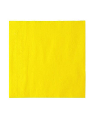 P-100 SERVILLETA 33X33 2C AMARILLA 36P/C