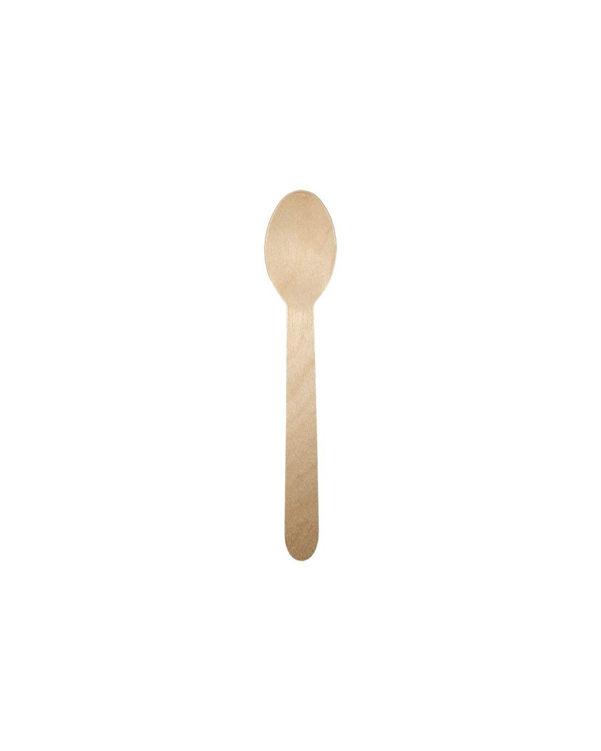 PAQUETE CUCHARA MADERA ENCERADA 160MM(20X100UDS)