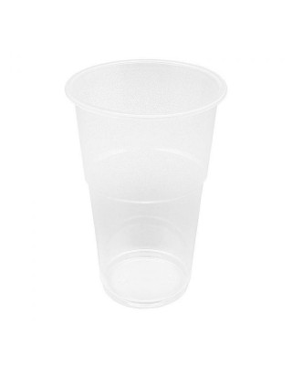 MILL. VASO PP TRANSPARENTE 330CC Ø80MM (25X50)