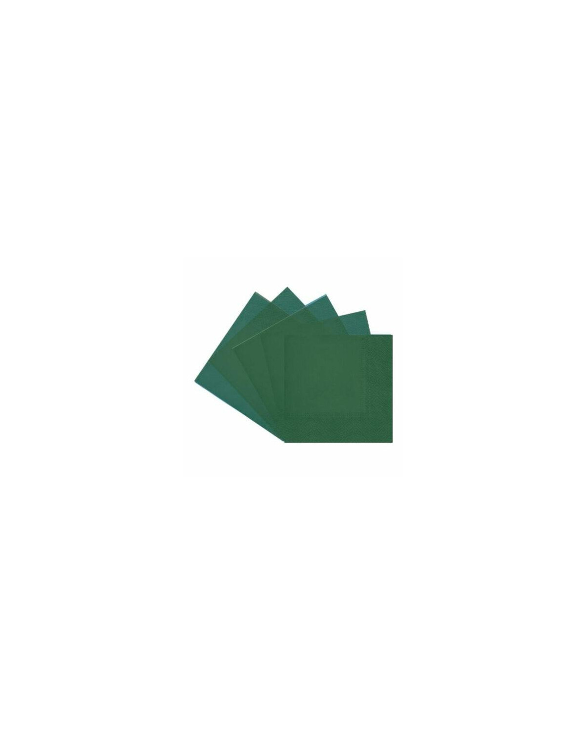 P-100 SERVILLETA 33X33 2C VERDE OSCURO 36P/C