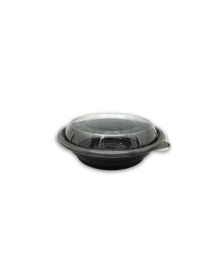 MILL. ENSALADERA PLAST PET SQ CUA NEGRO(4X100)