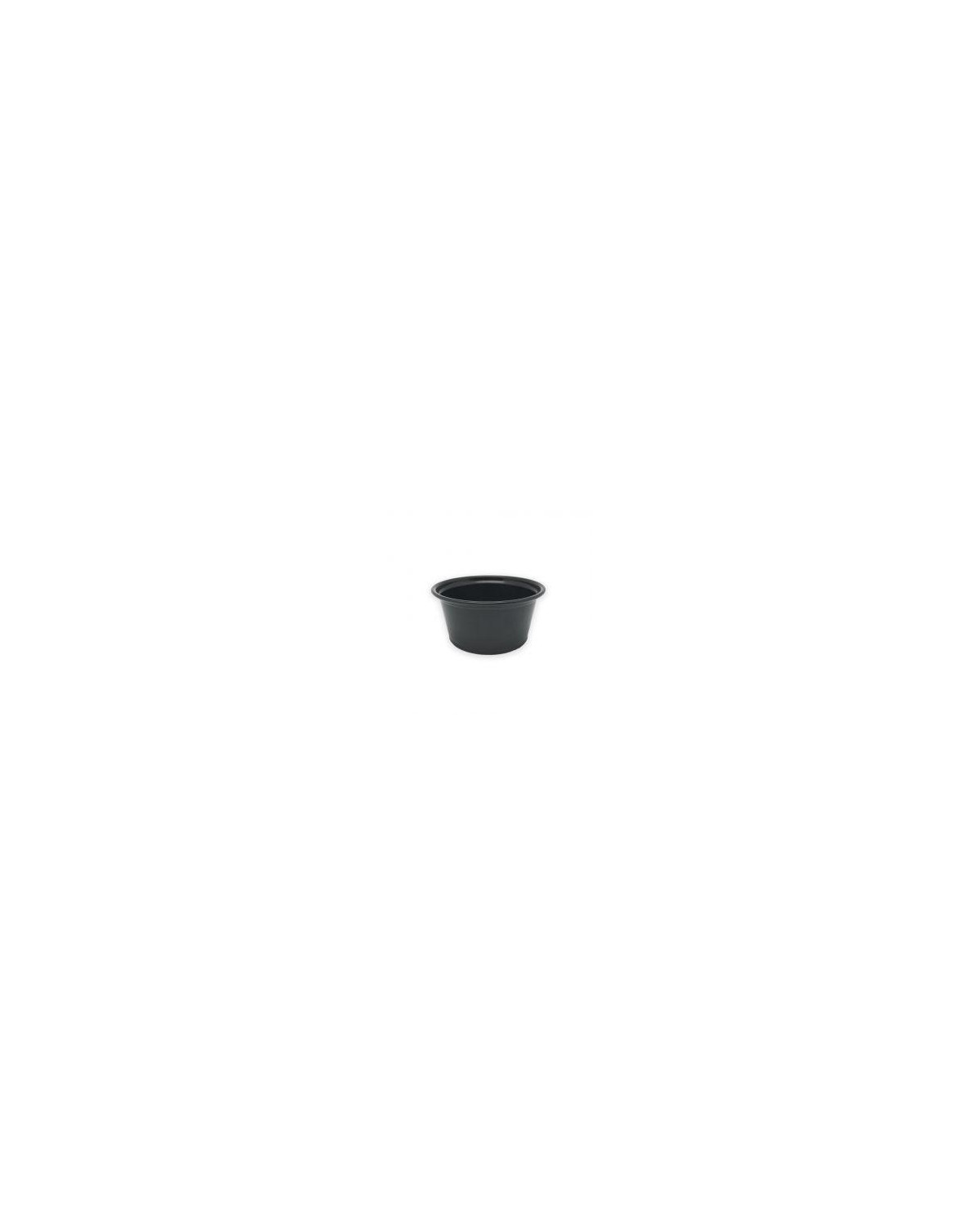 MILL. SALSERO PP NEGRO 60ML(2OZ) (25X100:2500)