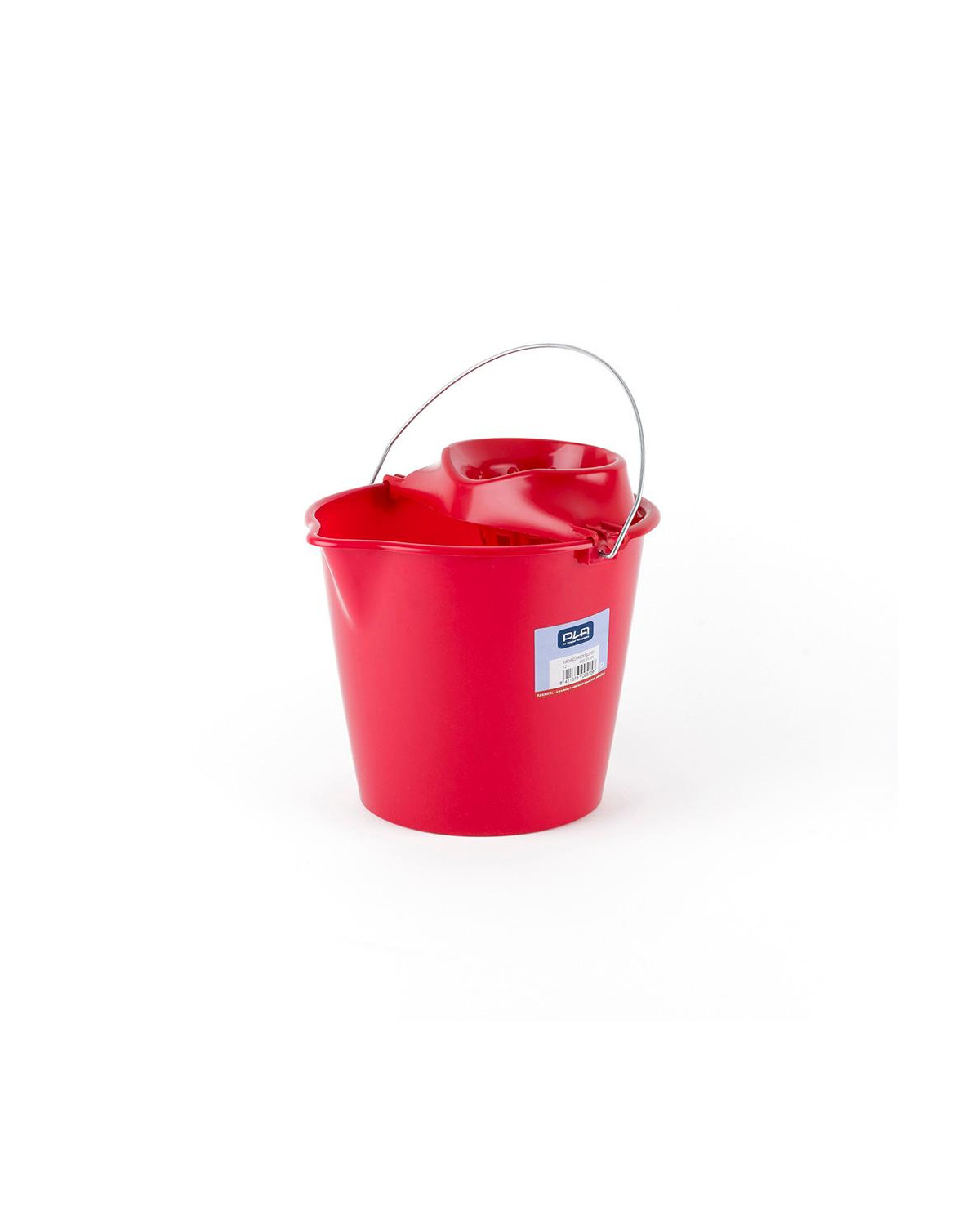 CUBO+ESCURRIDOR REDONDO 14L ROJO