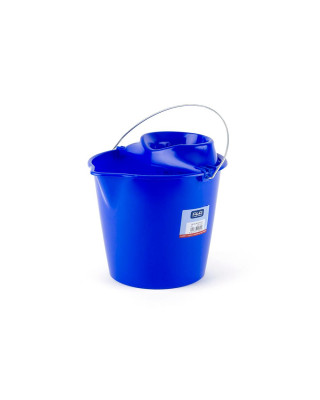 CUBO+ESCURRIDOR REDONDO 14L AZUL
