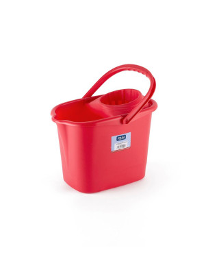 CUBO+ESCURRIDOR RECTANGULAR ROJO