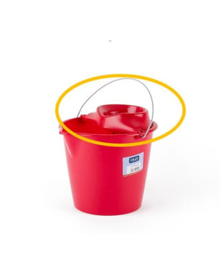 ESCURRIDOR PARA CUBO REDONDO ROJO 12L