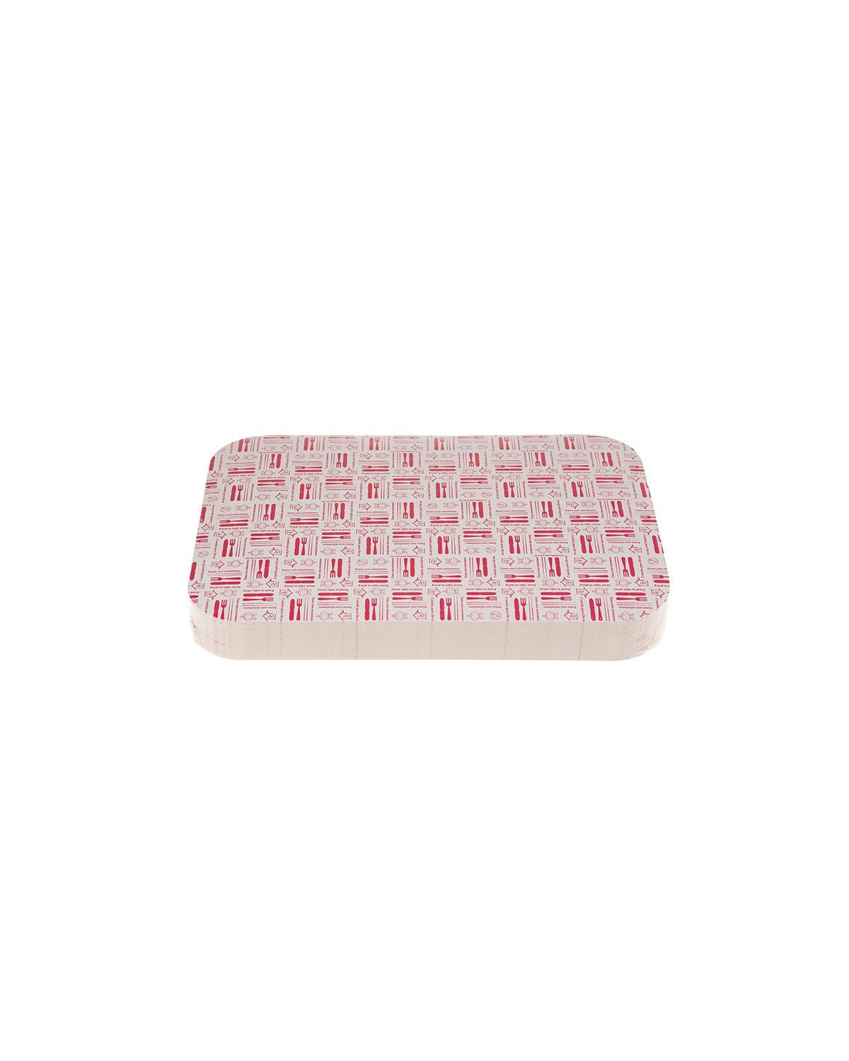 PQT. TAPA BANDEJA ALUMINIO 18 PIEZAS PQT-50UDS(6x50)