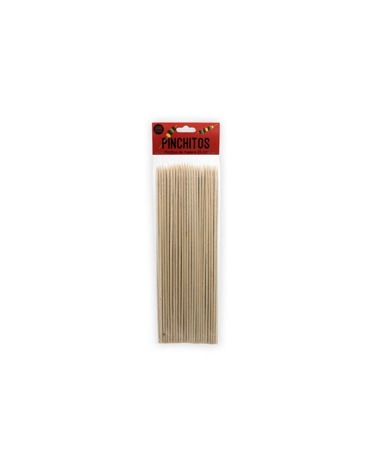 B-100UDS PINCHO BROCHETA BAMBU 25CM (10PX10B)