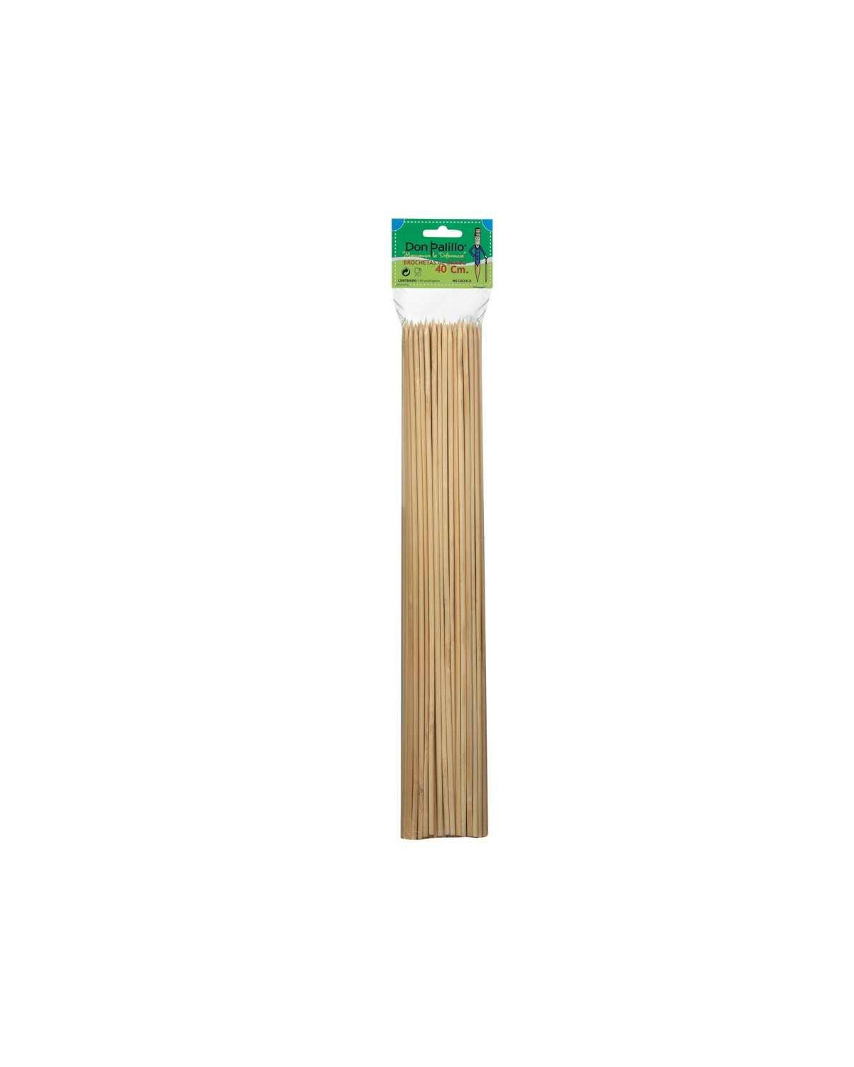 B-100UDS PINCHO BROCHETA BAMBU 40CM (5PX10B)
