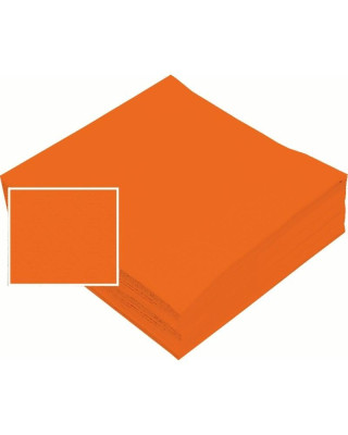 PQT-50 SERVILLETA 40X40 2C NARANJA (24X50)