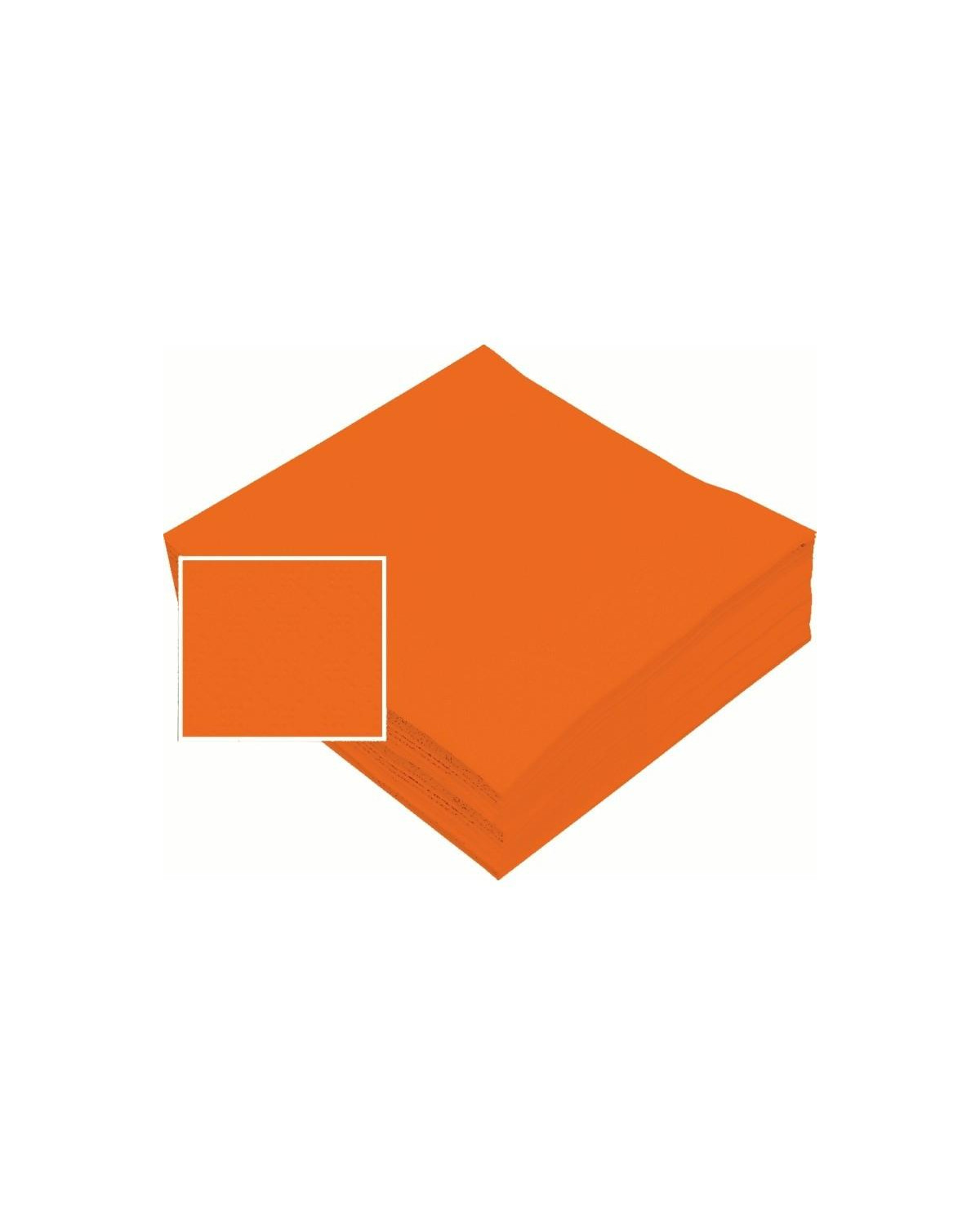 PQT-50 SERVILLETA 40X40 2C NARANJA (24X50)