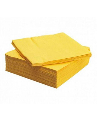 PQT-50 SERVILLETA 40X40 2C AMARILLO (24X50)