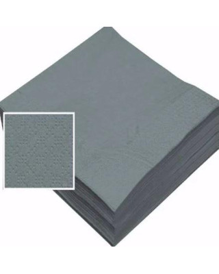 PQT-50 SERVILLETA 40X40 2C GRIS (24X50)