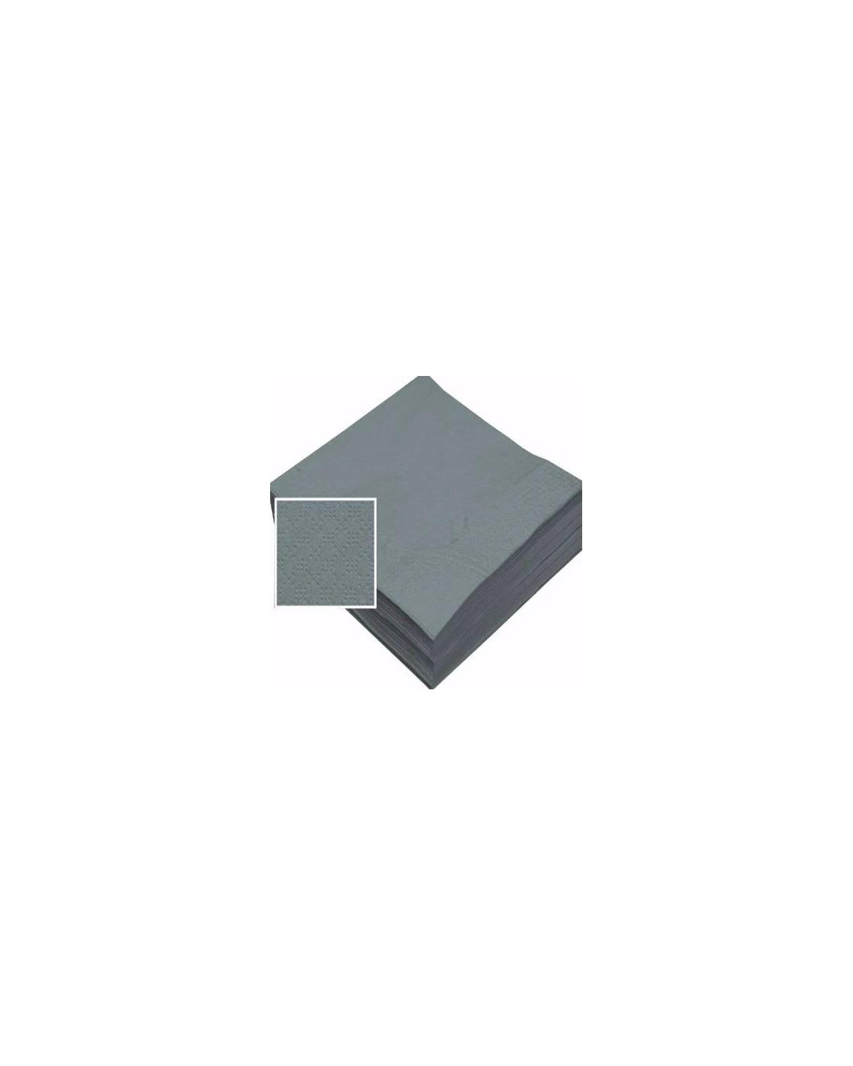 PQT-50 SERVILLETA 40X40 2C GRIS (24X50)