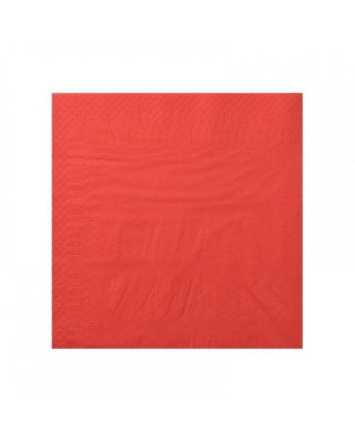 PQT-50 SERVILLETA 40X40 2C ROJA (24X50)