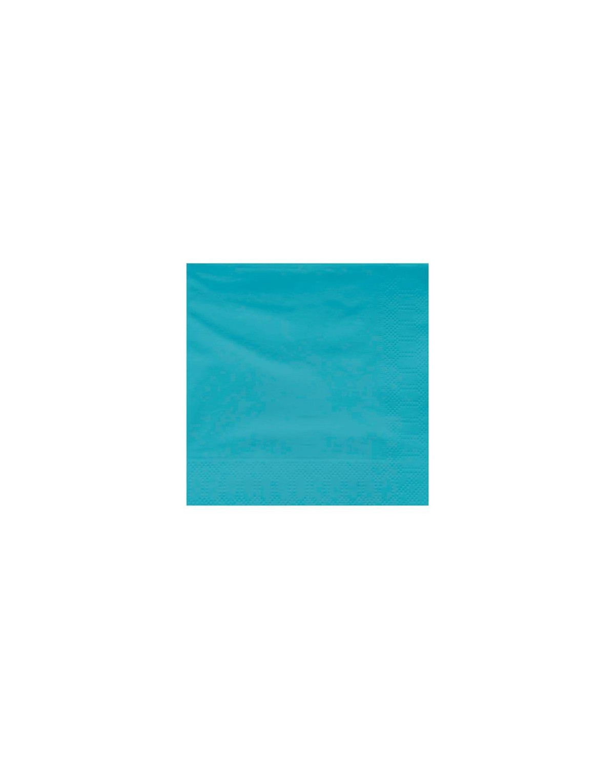PQT-50 SERVILLETA 40X40 2C CELESTE (24X50)