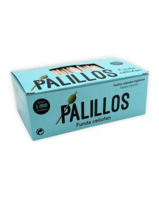 PALILLO CELLOFAN PUNTA PUNTA 5X1000