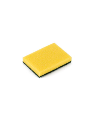 FIBRA VERDE CON ESPONJA 2.5X9X12.5 PACK 20U