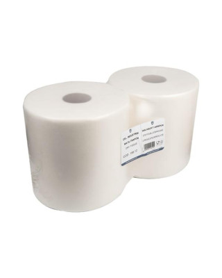 BOBINA INDUSTRIAL TISSUE SECO 370H 26X26 BLANCO