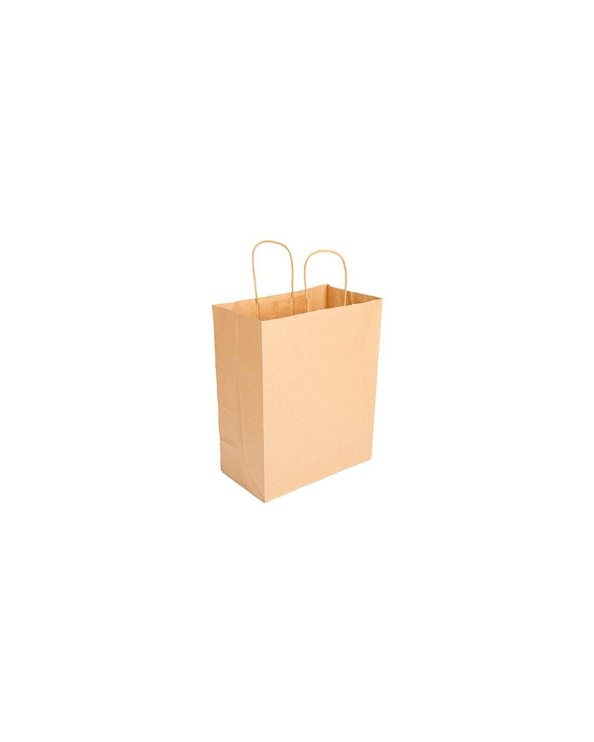 MILL. BOLSA PAPEL KRAFT C/ASA 26+14X32CM C-250