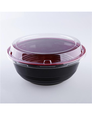 MILL.DONBURI BOWL PLASTICO ROJO 550ML (6X50)